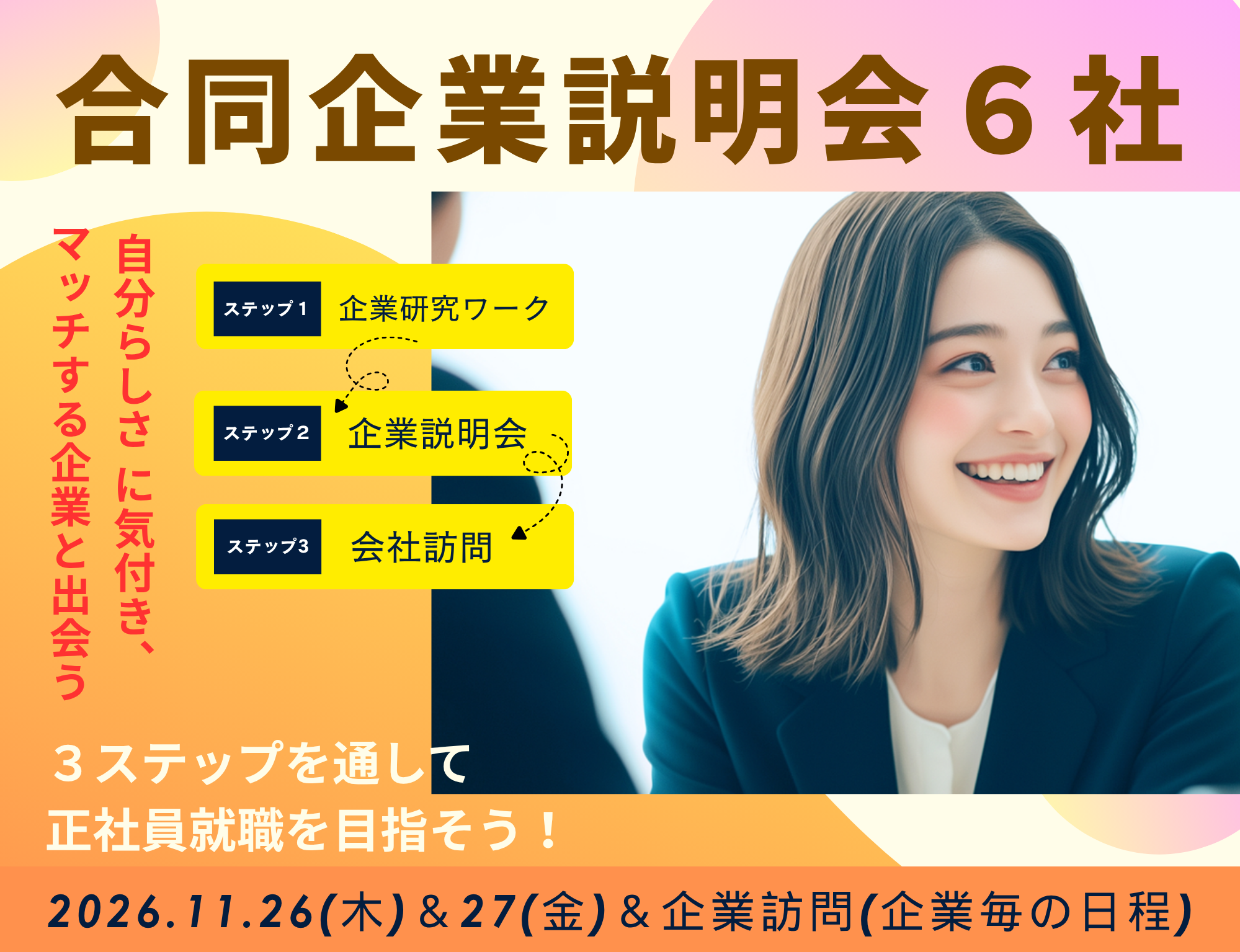 千葉県　就職　合同企業説明会　企業研究　会社訪問
